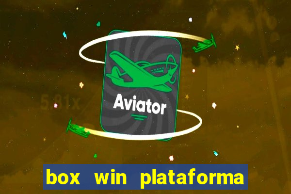 box win plataforma de jogos